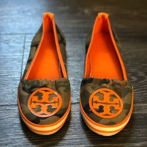 Tory Burch Camouflage Flats